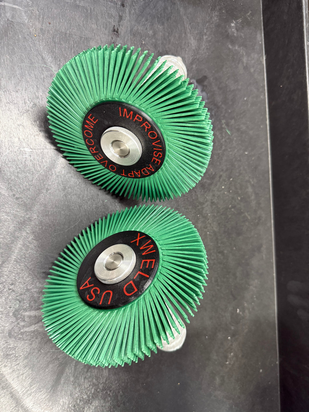 ArboMax 6X Drill Arbor — 3M Bristle Disc & Bristle Brush Adapter